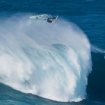 Looking back over Peahi