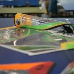 The panels start to come together and resemble a sail.