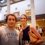 At the couture hawaii show-- in the back of course.