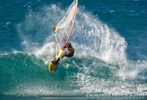 Making some spray at The Point.