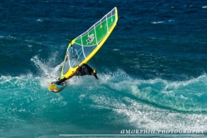 Doing a hand plant on a 1-hand taka.