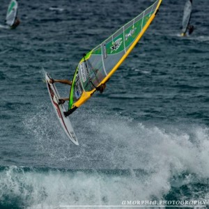 Kevin Prtichard tweaks an air!