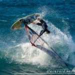Throwing a goiter at the point at Hookipa