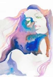 Cate Parr paints a colorful, masterful, loose-alive portrait. I love it.