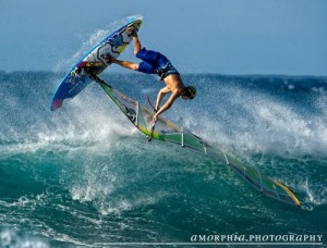 Flipping through a goiter at Hookipa point.