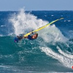 Coming up vertical to the lip.