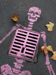 Often the skeletons lie invisible beneath our feet-- just don't look down.