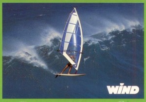 An old pic of my dad David Ezzy courtesy of French WIND. Check the fins!