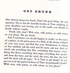 get drunk