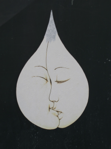 As the drip forms lips and all else slips.