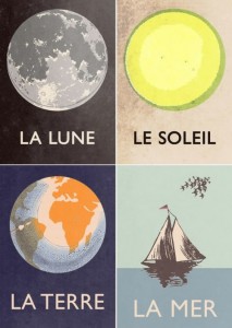 The 4 celestial bodies.