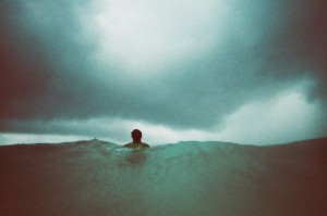 The freedom of a stormy sea-- wind and waves everywhere.