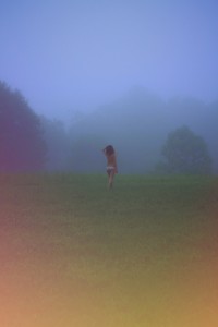 And she walked into the mist, into the forest-- alone, even from her clothes.