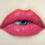 Behind those pouting lips lie eyes that prey on your soul.