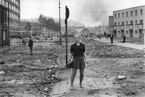 A diamond stand in the rough (Battle of the Bogside, Northern Ireland, August 1969)