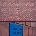 Brick walls are hard to climb.