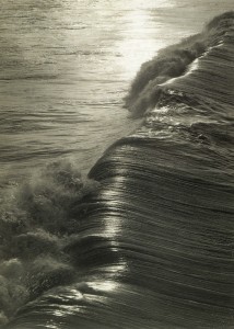 Waves are energies that travel around the globe, and I chase in pursuit.