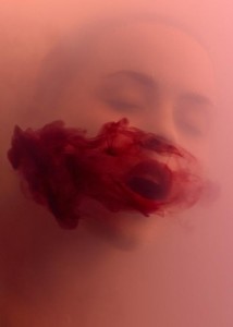 Gasping for a breath underwater is hard, but bleeding comes naturally.