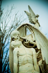 Death become him. (Poblenou Cemetery)