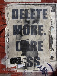 ctr+a then delete and start all over again.