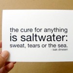 The sea licks the wounds she inflicts.
