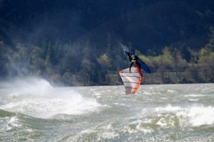 JP gets inverted over the river.