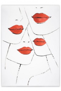 Lips are scars from a forgotten scream of pain. But about what?