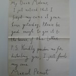 I want to write letters like this. In fact I'm going to send one now to a random friend of a friend who does not know me. But it will be completely different of course.