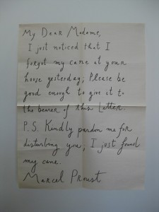 I want to write letters like this. In fact I'm going to send one now to a random friend of a friend who does not know me. But it will be completely different of course.