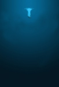 Just jump... and the sea will catch you in her bosom. It's somehow similar to the Christian notion of Faith-- and testable every day.