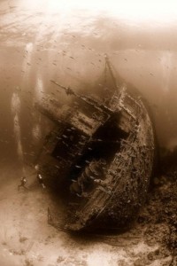 Humans have no place in the universe that lies below the surface of the sea.