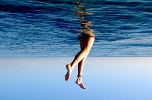 To fall from the sea into the world below...