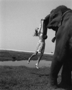 Hold on to love, even if it lifts you up, or else it's large feet my step on you.