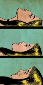 It was only in sleep that the tears came.