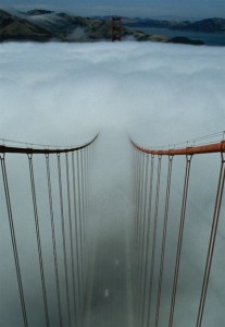 Into the clouds...