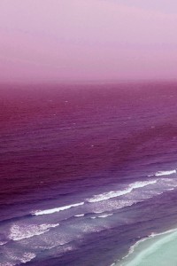 Ah... the fish scale surface of the winded, waved sea.