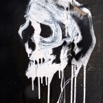 One of my close friends from college did a series of portraits with brush and ink and all the faces came out drippy and contorted. So much expression in the falling ink...