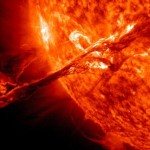 The sun explodes some violent morning