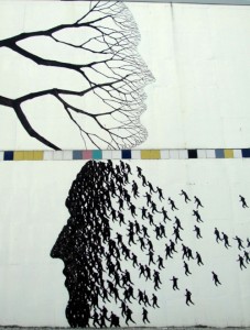 The millions of minds within the mind...We each are so many different people. (from David de la Mano and Pablo S. Herrero).