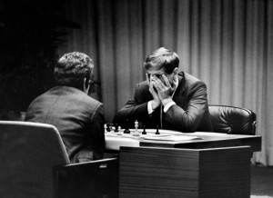 Boris Spassky and Bobby Fischer... gotta move something.