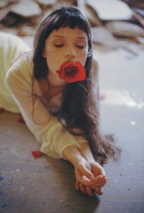 and at last, she'll blow red red roses at you.