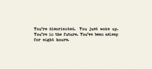 Every morning...