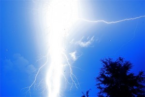 Sometimes the air explodes.