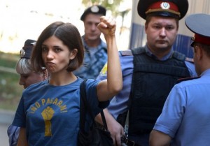 Power to the people: Pussy Riot protests.