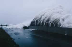 The water is coming. The water is coming. The water is coming.