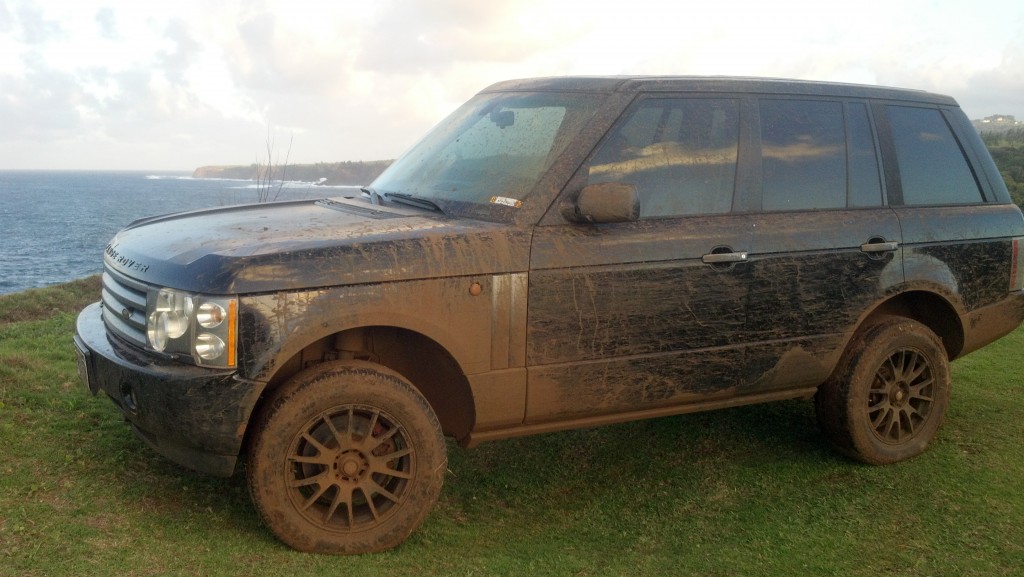 Muddy and triumphant, she sits atop the cliffs of the Lighthouse.  