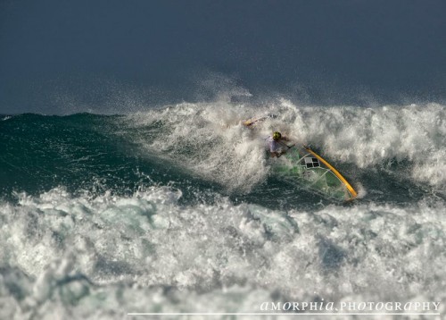 Wipeout! at Hookipa. 